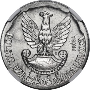 SAMPLE NIKIEL 10 gold 1968 XXV Years of the People's Army of Poland