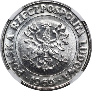 NIKIEL 10 zloty 1969 25th Anniversary of the People's Republic of Poland