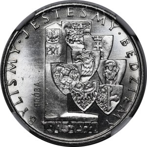 PRÓBA NIKIEL 10 złotych 1970 Byliśmy-Jesteśmy-Będziemy