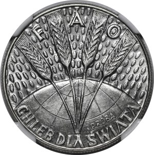 SAMPLE Nickel 10 gold 1971 FAO Bread For The World