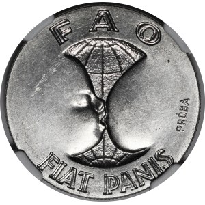 PRÓBA NIKIEL 10 złotych 1971 FAO Fiat Panis