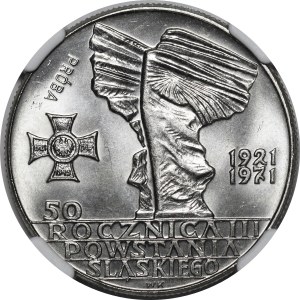 SAMPLE NIKIEL 10 gold 1971 Silesian Uprising