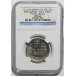 PRÓBA NIKIEL 10 złotych 1972 50 Lat Portu W Gdyni - nabrzeże piaskowe