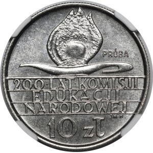 PRÓBA NIKIEL 10 złotych 1973 200 Lat KEN