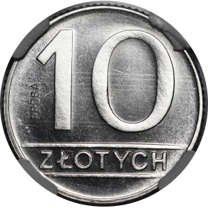 PRÓBA NIKIEL 10 złotych 1989