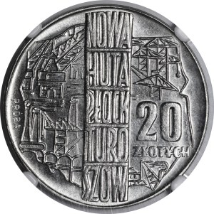 SAMPLE NIKIEL 20 gold 1964 New Turoszow smelter