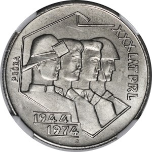 SAMPLE NIKIEL 20 gold 1974 Helmeted miner