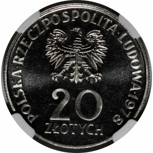 PRÓBA NIKIEL 20 złotych 1978 Maria Konopnicka