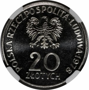 SAMPLE NIKIEL 20 gold 1978 Maria Konopnicka