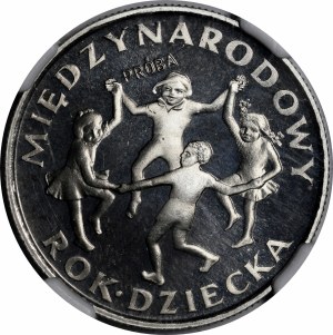 SAMPLE Nickel 20 gold 1979 International Year of the Child