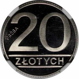 PRÓBA NIKIEL 20 złotych 1989
