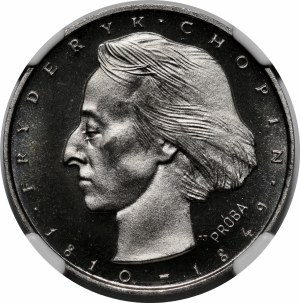 SAMPLE Nickel 50 gold 1972 Frederic Chopin - head left