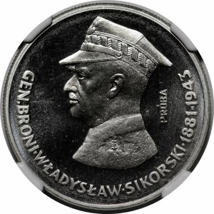 SAMPLE NIKIEL 50 zloty 1981 Wladyslaw Sikorski