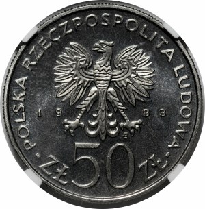 SAMPLE Nickel 50 gold 1983 Jan III Sobieski