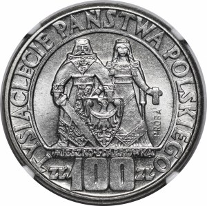 SAMPLE Nickel 100 gold 1960 Mieszko and Dabrowka
