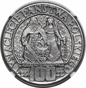SAMPLE Nickel 100 gold 1960 Mieszko and Dabrowka