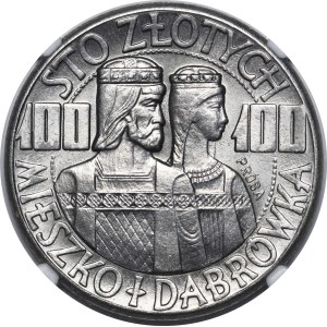 PRÓBA NIKIEL 100 złotych 1960 Mieszko i Dąbrówka
