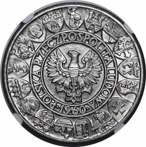 SAMPLE Nickel 100 gold 1960 Mieszko and Dabrowka
