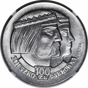 SAMPLE Nickel 100 gold 1960 Mieszko and Dabrowka