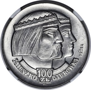 SAMPLE Nickel 100 gold 1960 Mieszko and Dabrowka