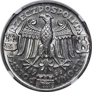 SAMPLE NIKIEL 100 gold 1966 Mieszko and Dabrowka
