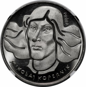 SAMPLE Nickel 100 gold 1973 Nicolaus Copernicus - head, hair does not touch the rim