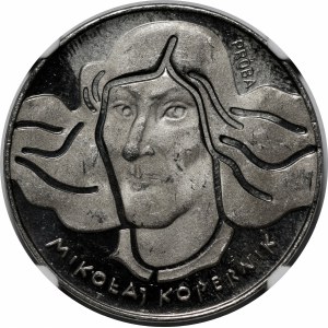 PRÓBA NIKIEL 100 złotych 1973 Mikołaj Kopernik - głowa, włosy dotykają obrzeża