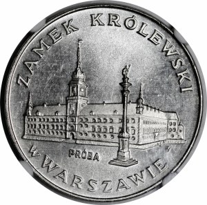 SAMPLE NIKIEL 100 gold 1974 Royal Castle in Warsaw