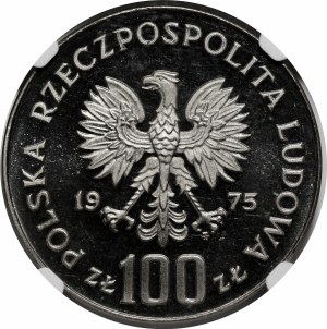 NIKIEL 100 zloty 1975 Helena Modrzejewska bust