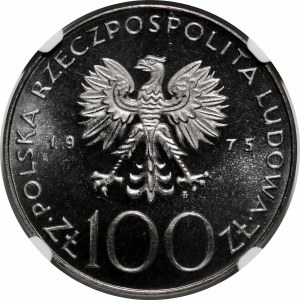 SAMPLE Nickel 100 gold 1975 Helena Modrzejewska - head