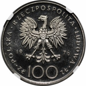 SAMPLE Nickel 100 gold 1976 Tadeusz Kosciuszko - head right