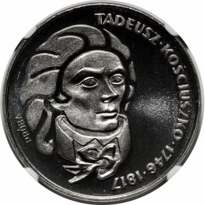 PRÓBA NIKIEL 100 złotych 1976 Tadeusz Kościuszko - głowa na wprost