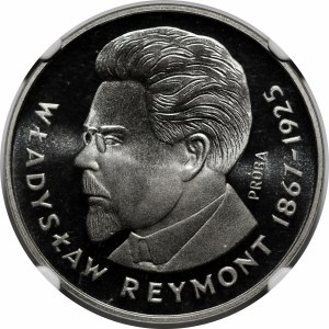 SAMPLE NIKIEL 100 gold 1977 Wladyslaw Reymont - head left