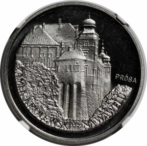 SAMPLE NIKIEL 100 zlotys 1977 Wawel Royal Castle - castle fragment
