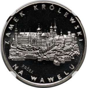 NIKIEL 100 zlotys 1977 Wawel Royal Castle - panorama of the castle