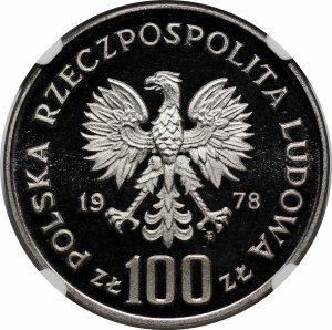 SAMPLE NICHOLS 100 gold 1978 Adam Mickiewicz - head straight ahead