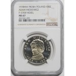 PRÓBA NIKIEL 100 złotych 1978 Adam Mickiewicz - głowa w lewo bez loka