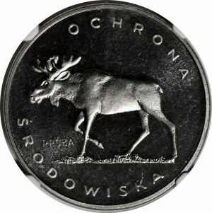 SAMPLE NIKIEL 100 gold 1978 Environmental Protection - Moose