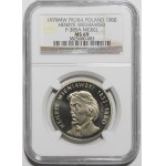 PRÓBA NIKIEL 100 złotych 1979 Henryk Wieniawski - głowa przerywa napis w otoku