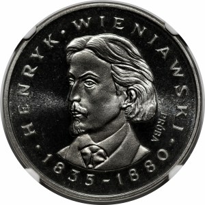 PRÓBA NIKIEL 100 złotych 1979 Henryk Wieniawski - napis w pełnym otoku