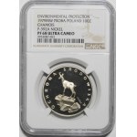 PRÓBA NIKIEL 100 złotych 1979 Ochrona Środowiska - Kozica na skale