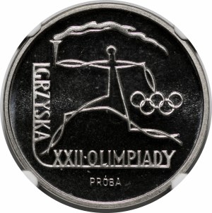 SAMPLE NIKIEL 100 gold 1980 Olympics - torch runner
