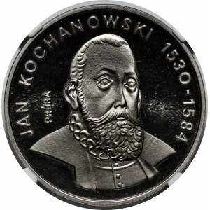 PRÓBA NIKIEL 100 złotych 1980 Jan Kochanowski - popiersie bez ramion