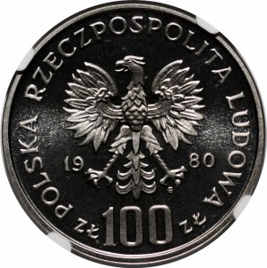 SAMPLE NIKIEL 100 gold 1980 Environmental Protection - Grouse