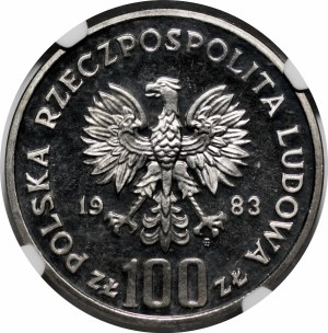 SAMPLE NIKIEL 100 PLN 1983 Environmental Protection - Bear