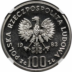 SAMPLE NIKIEL 100 PLN 1983 Environmental Protection - Bears