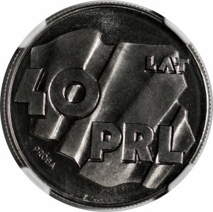 SAMPLE NIKIEL 100 gold 1984 40 Years of the People's Republic of Poland