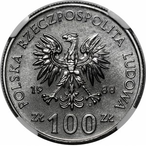 PRÓBA NIKIEL 100 złotych 1988 Powstanie Wielkopolskie
