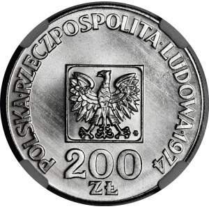 PRÓBA NIKIEL 200 złotych 1974 XXX Lat PRL