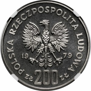 SAMPLE Nickel 200 gold 1979 Mieszko I - half figure